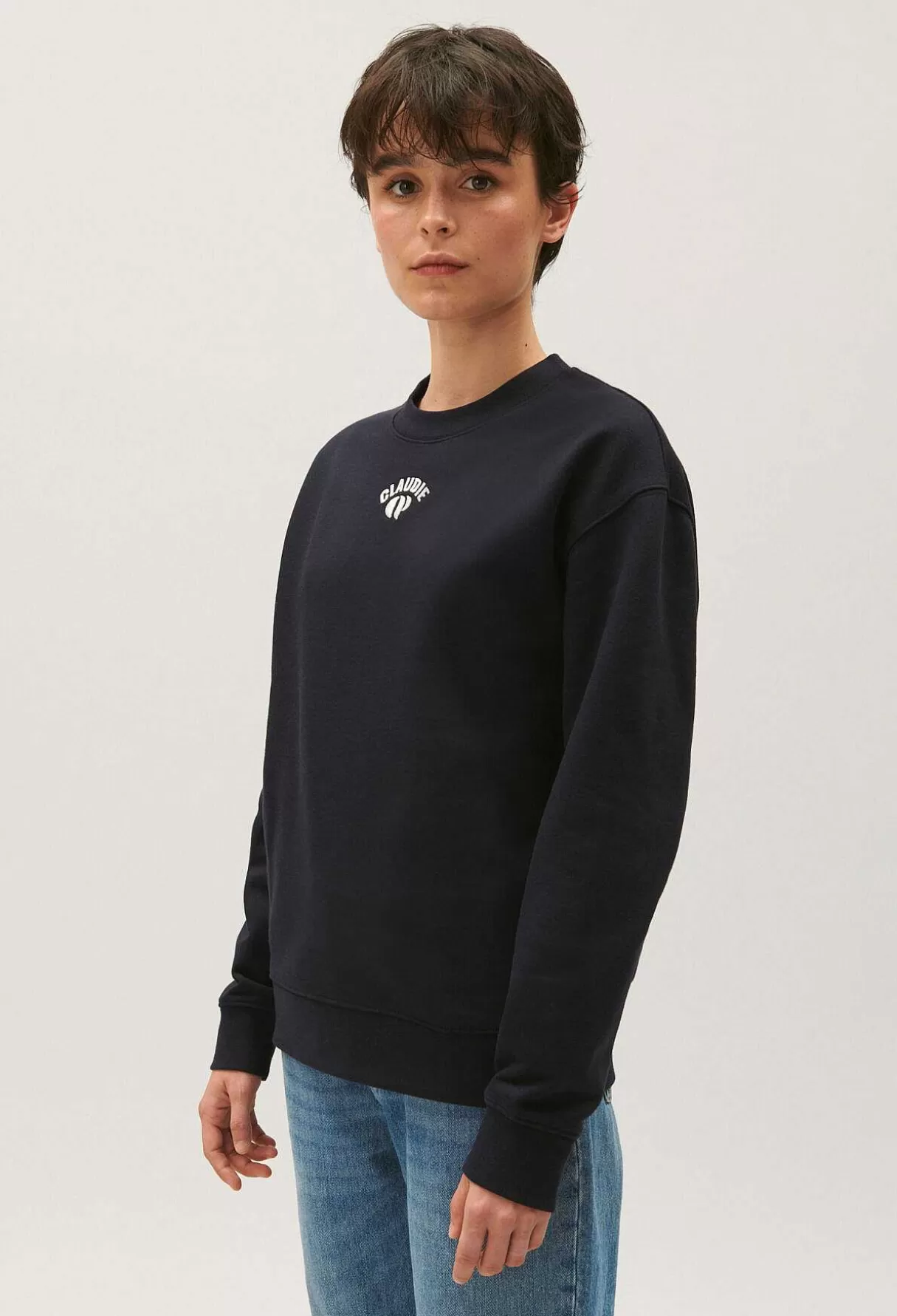 Claudie Pierlot Sweatshirt Bleu Marine Store