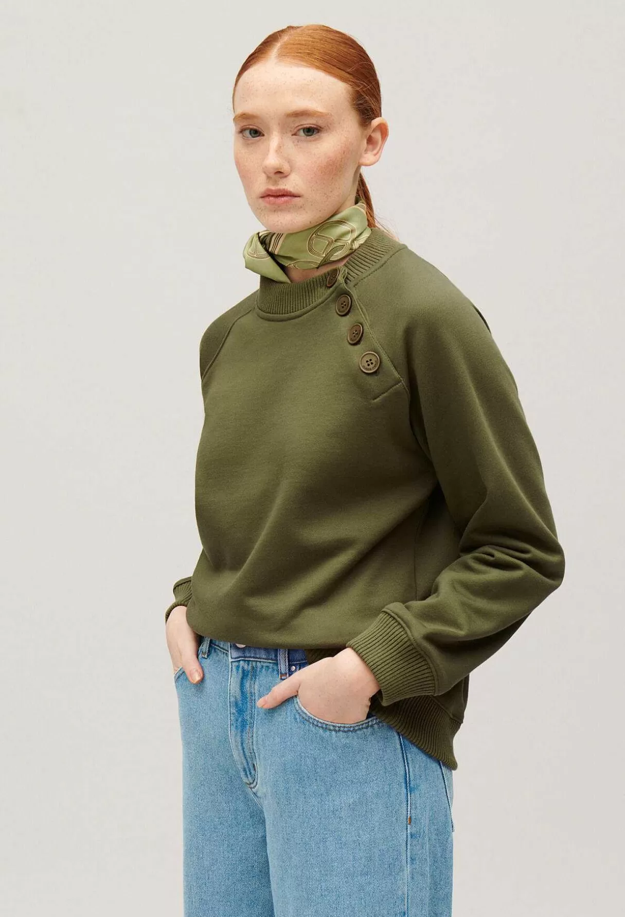 Claudie Pierlot Sweatshirt Boutons Clearance