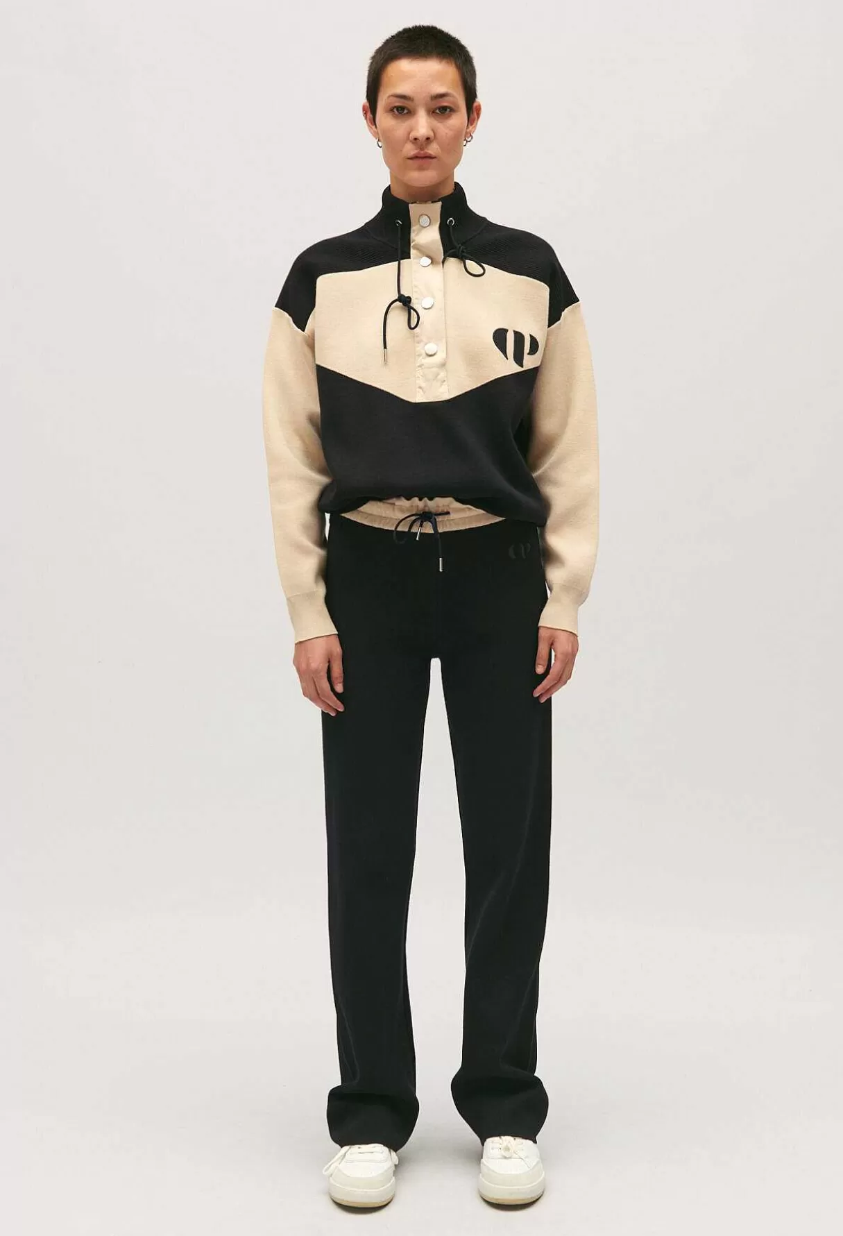 Claudie Pierlot Sweatshirt Minimum Col Camionneur Sale
