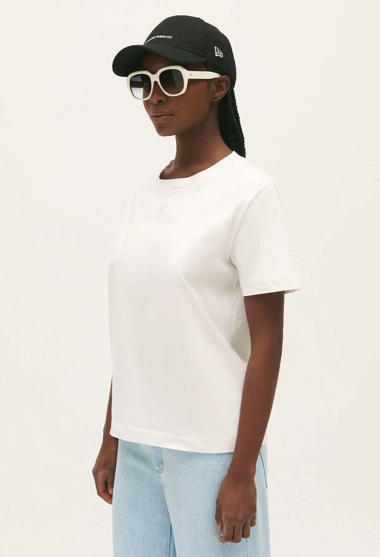 Claudie Pierlot Tee-Shirt Coton Ecru New