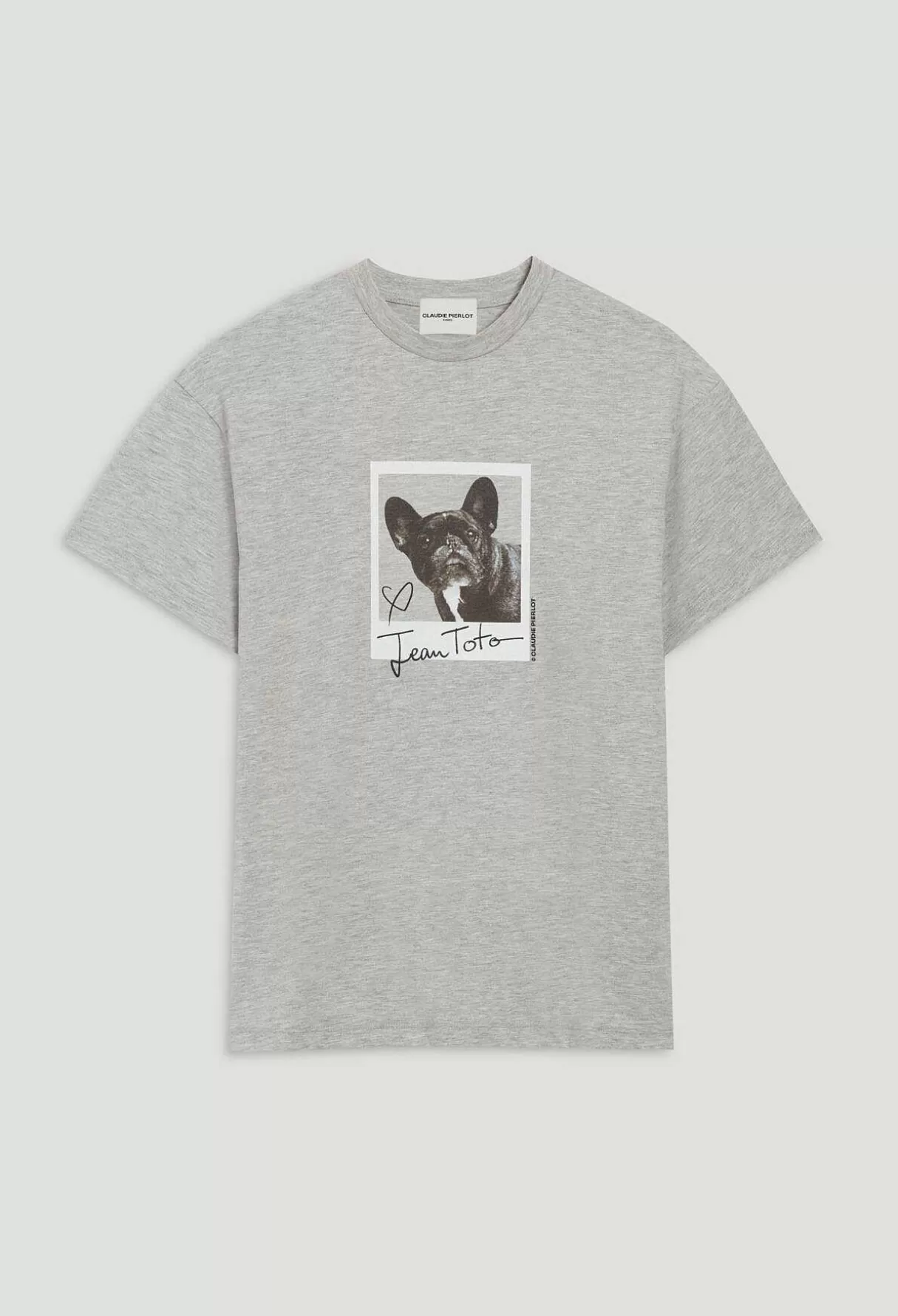 Claudie Pierlot Tee-Shirt Imprime Jean Toto Discount