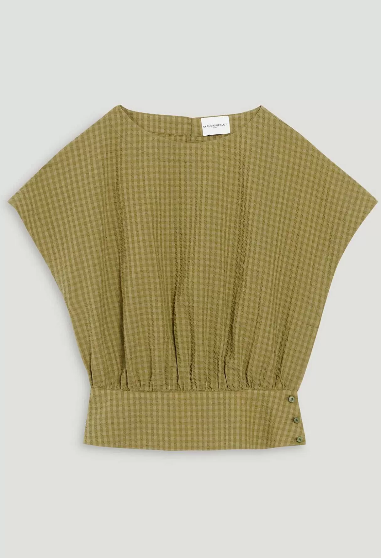 Claudie Pierlot Top Ajoure Fronce Online