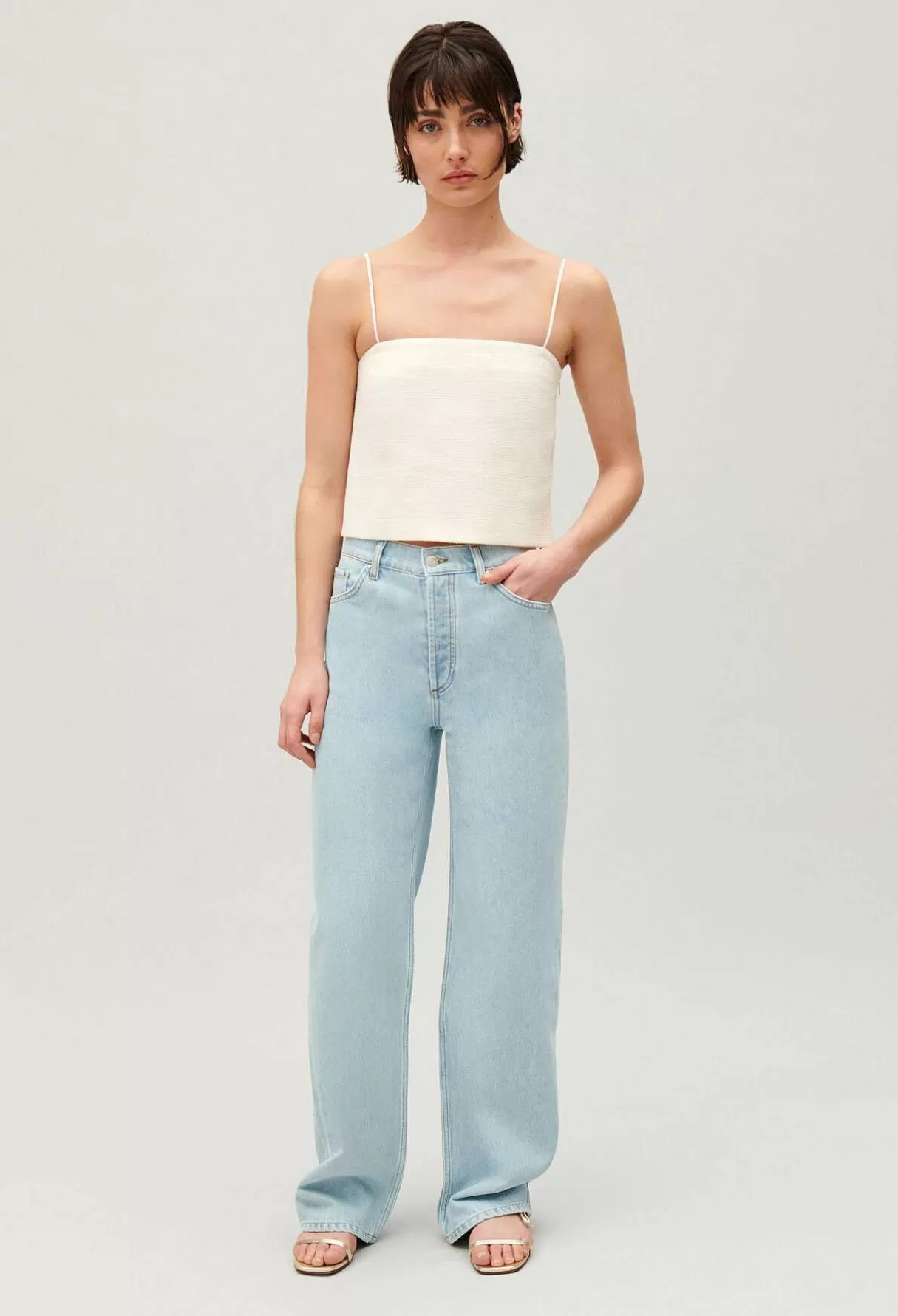 Claudie Pierlot Top Court Tweed New