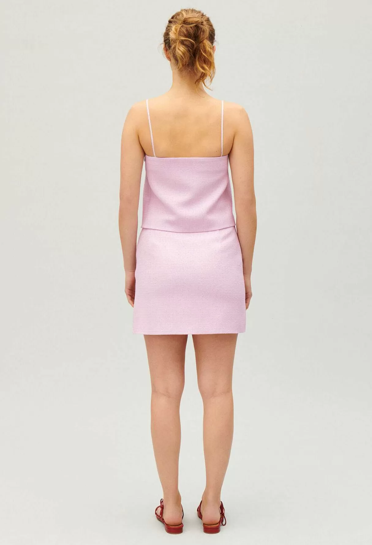 Claudie Pierlot Top Court Tweed Discount