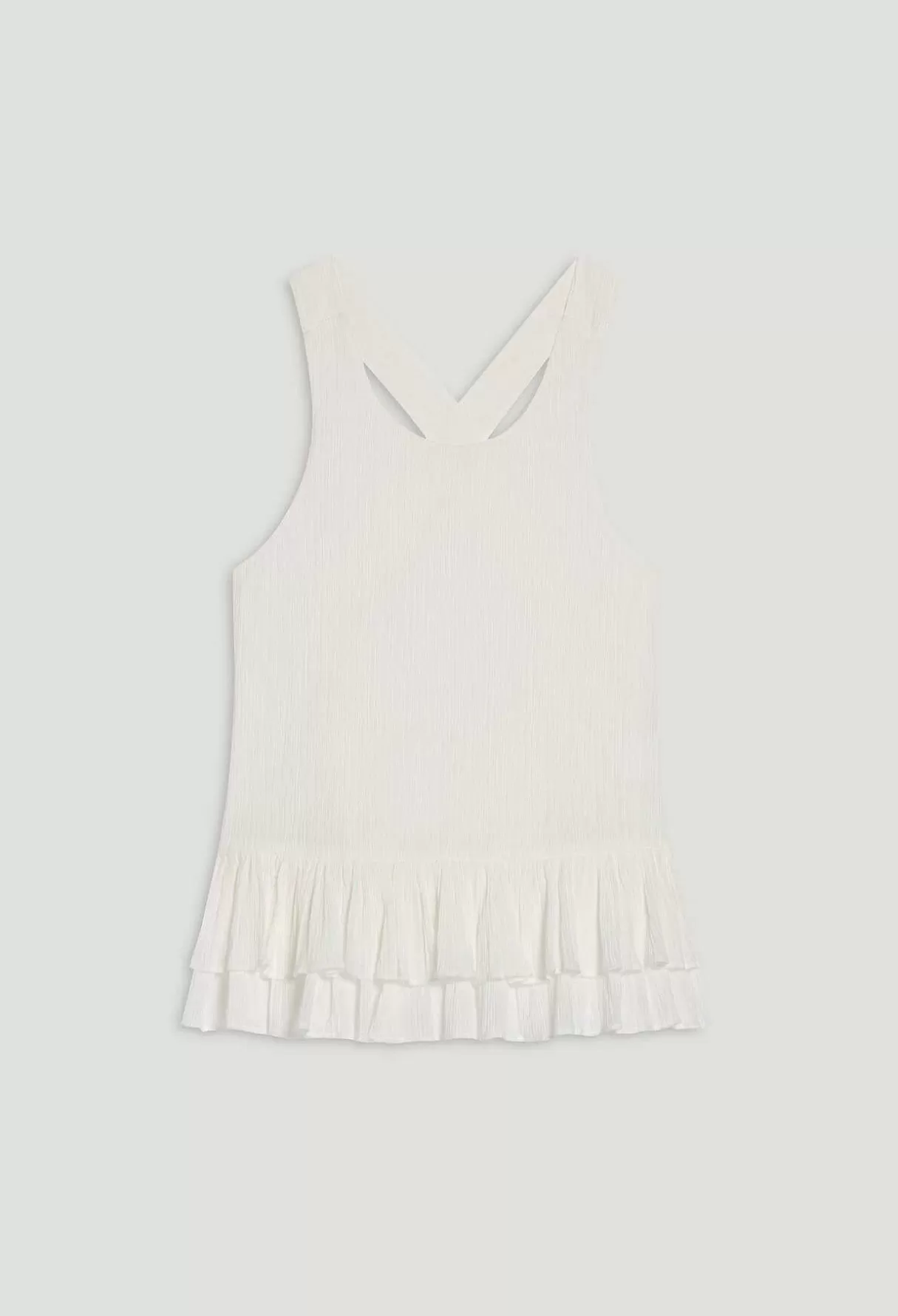 Claudie Pierlot Top Court Volants Fashion