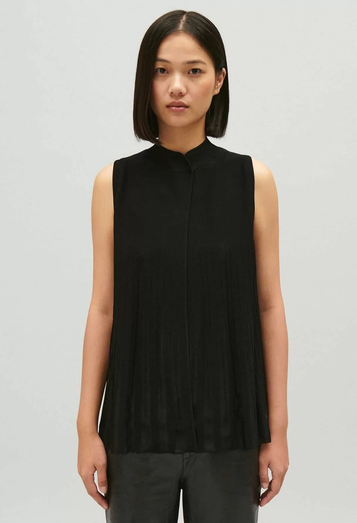Claudie Pierlot Top Fluide Sans Manches New