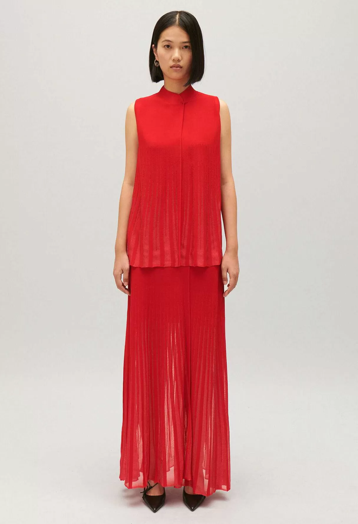 Claudie Pierlot Top Fluide Sans Manches Outlet
