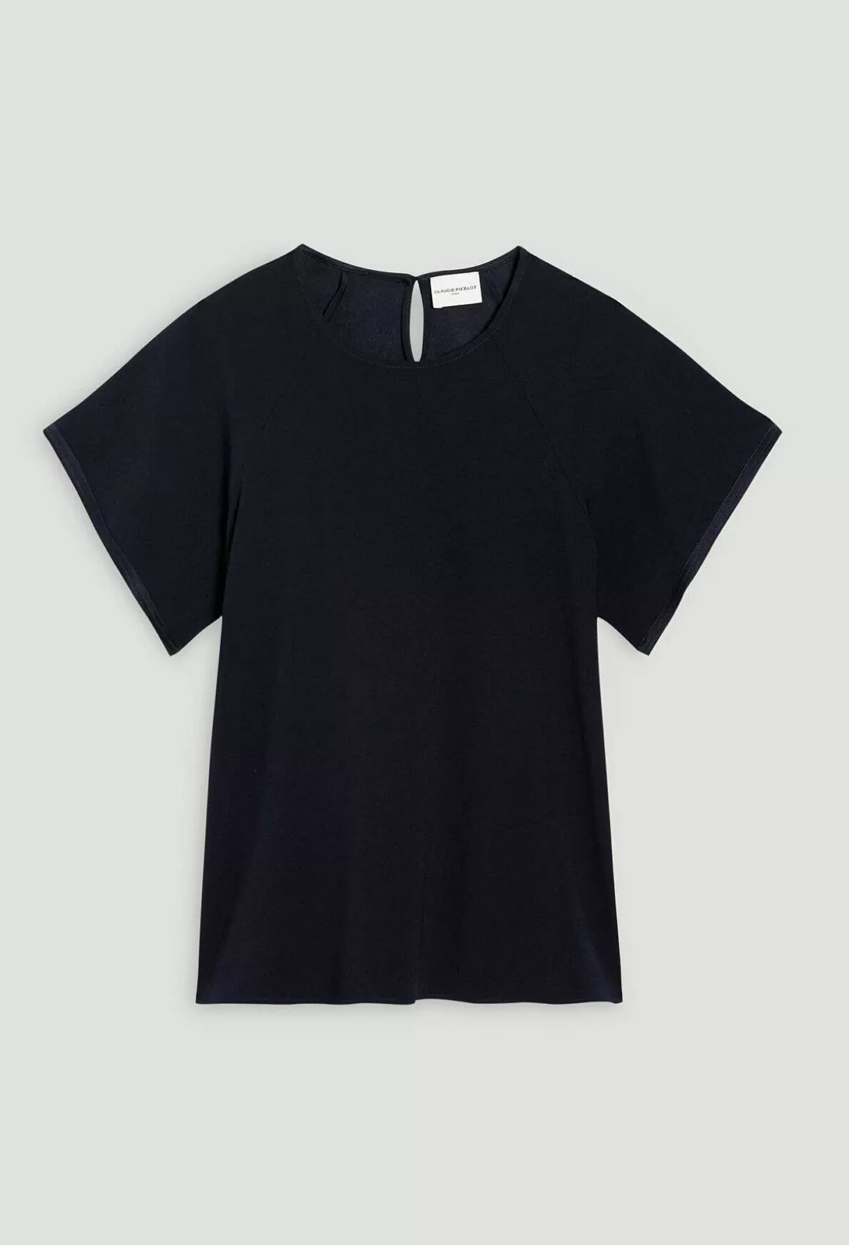 Claudie Pierlot Top Marine Manches Courtes Cheap