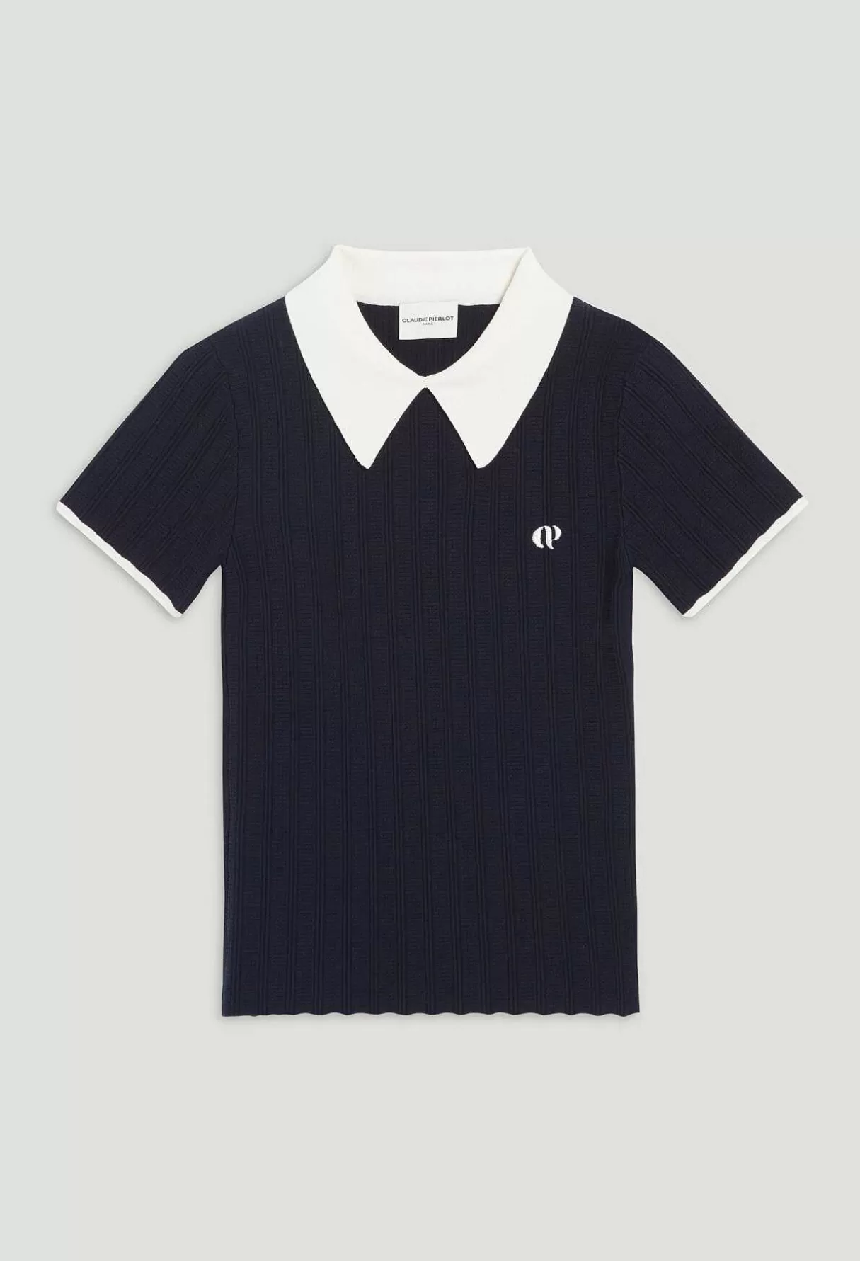 Claudie Pierlot Top Tennis Bleu Marine Discount