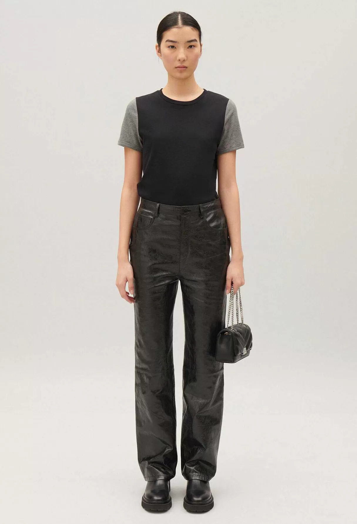 Claudie Pierlot T-Shirt Bicolore Outlet