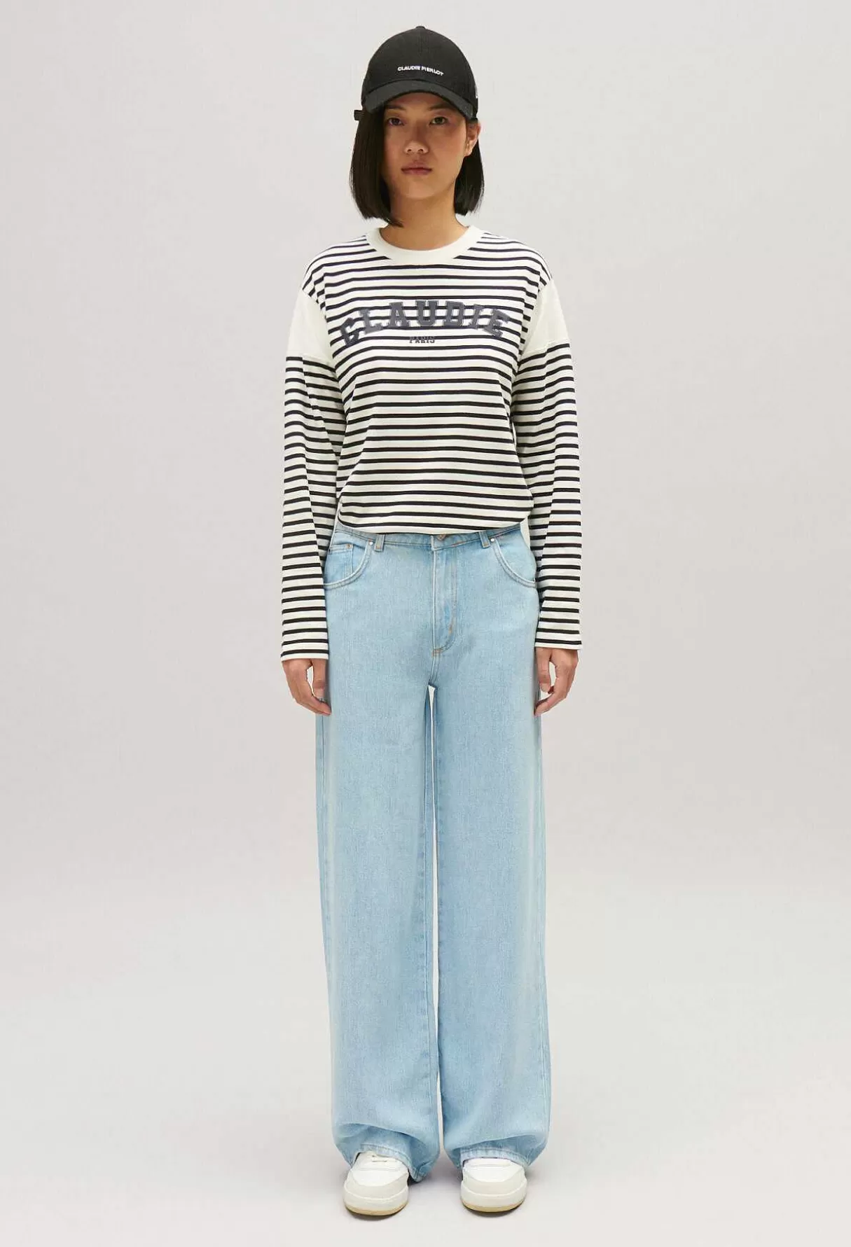 Claudie Pierlot T-Shirt Claudie Bicolore Best Sale