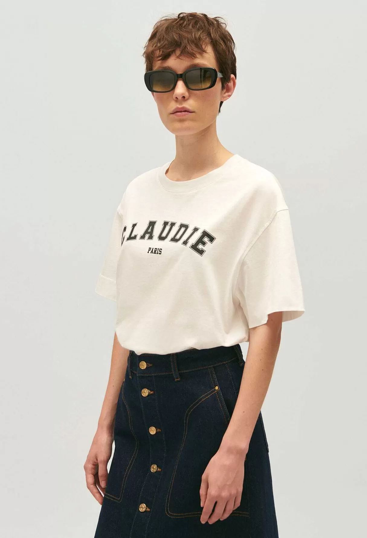 Claudie Pierlot T-Shirt Manches Courtes Claudie Paris Fashion