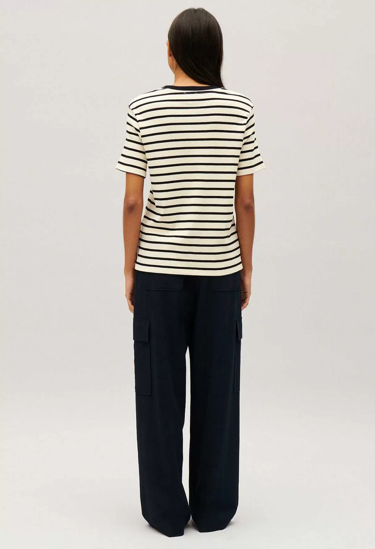 Claudie Pierlot T-Shirt Mariniere Jean Toto Hot