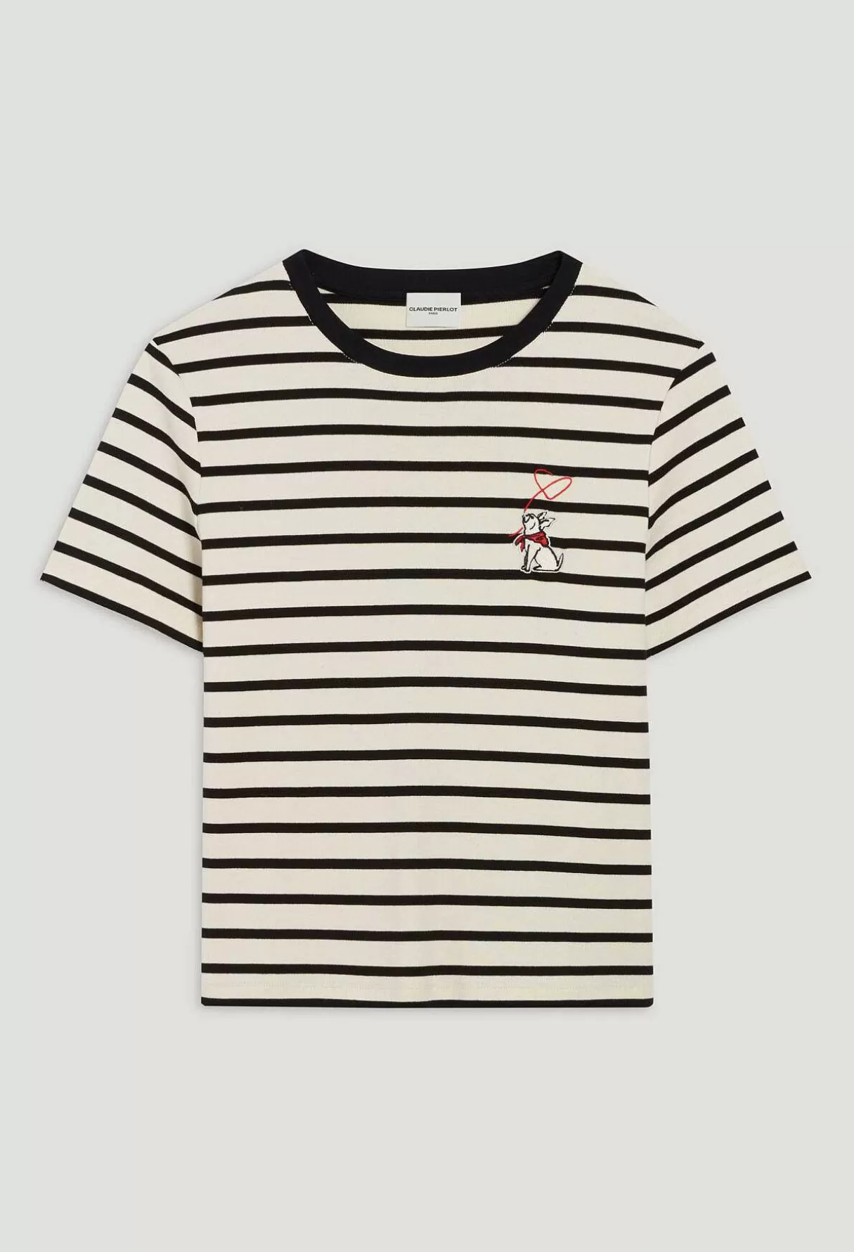 Claudie Pierlot T-Shirt Mariniere Jean Toto Hot