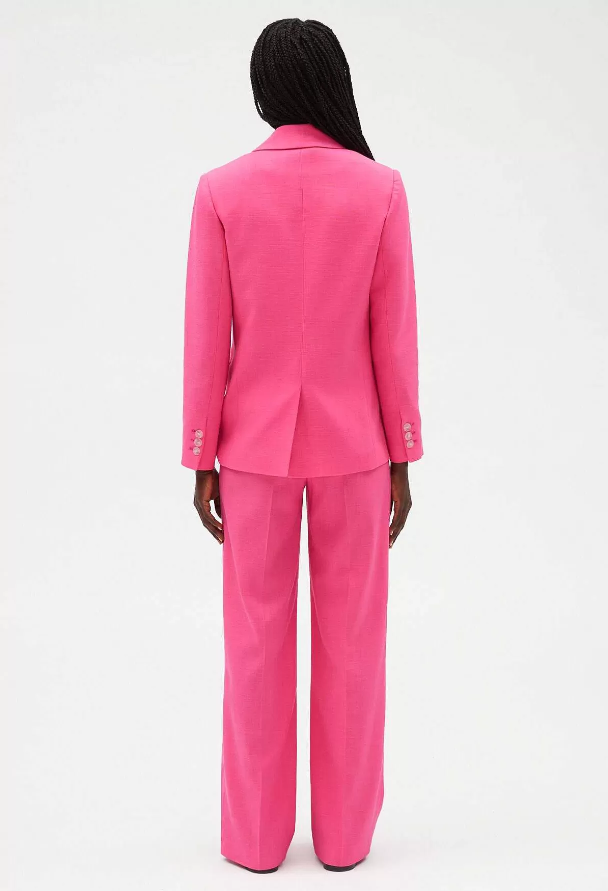 Claudie Pierlot Veste Tailleur Rose Discount